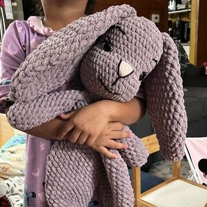 Crocheted  Snuggle Bunny Lovey